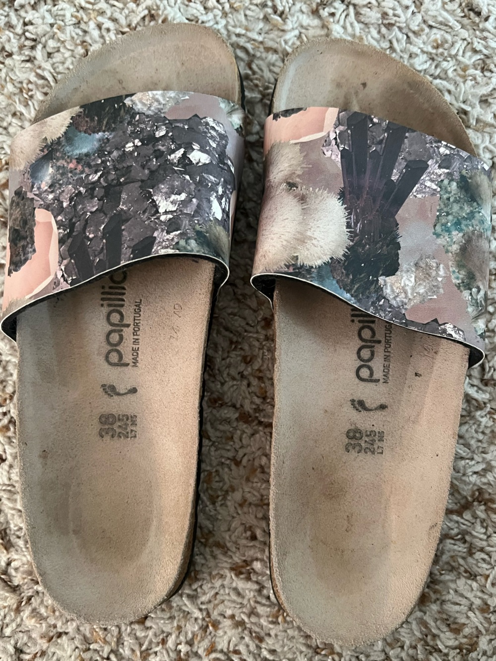 PAPILLIO Cora Sliders, Crystal Lilac size 38/ US 7.5